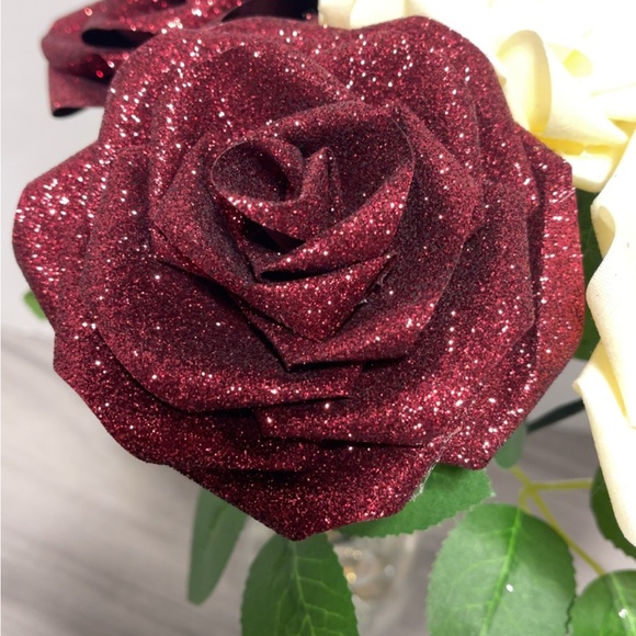 Handmade Ribbon Roses for vases - Picture 4 of 5